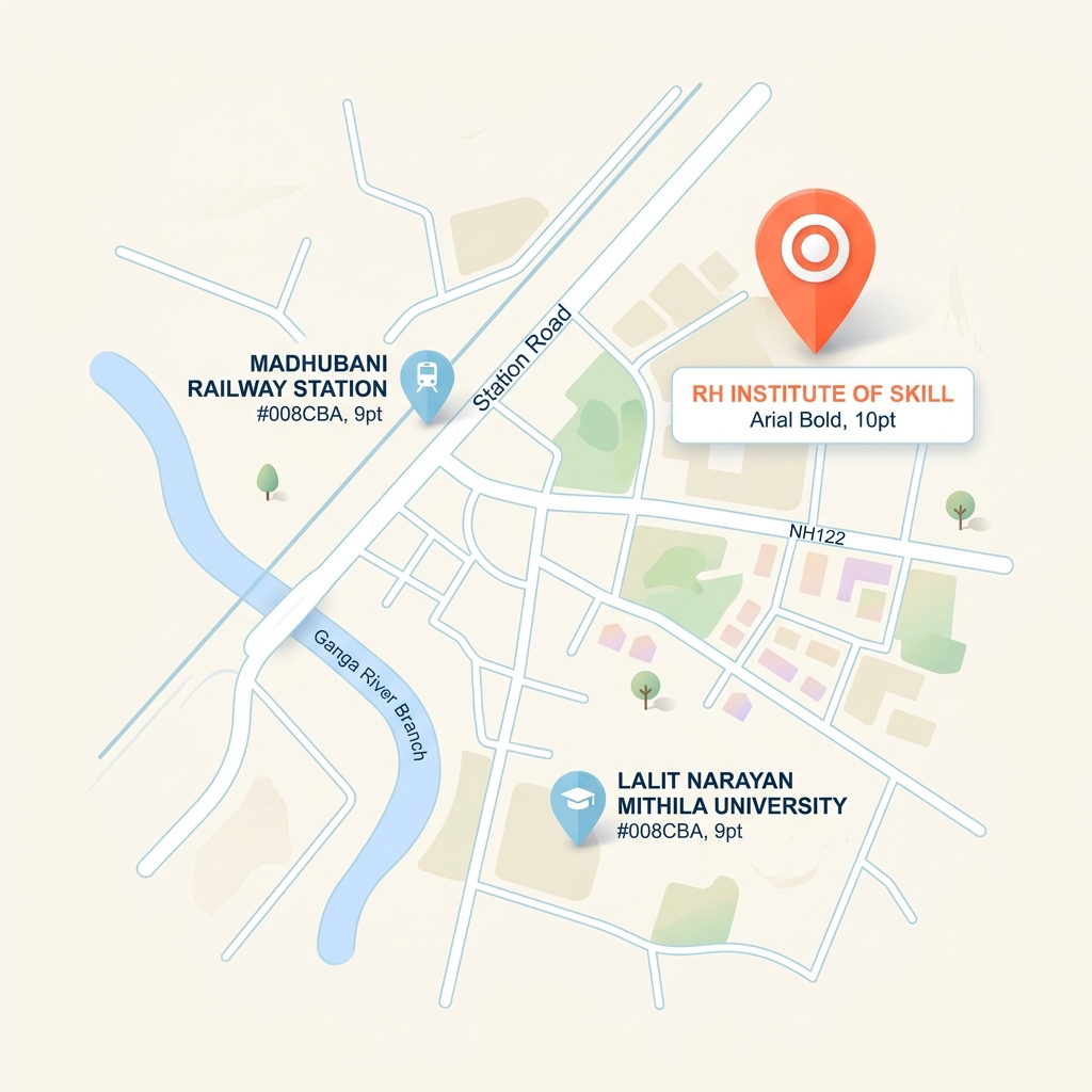 Map Location Madhubani